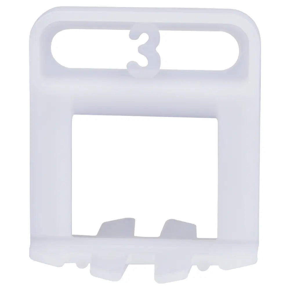 Tile Leveling & Spacing Clips - 3 mm